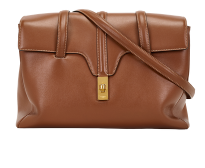 Medium Soft 16, &pound;820, Handbags, Brown, Leather, Front view